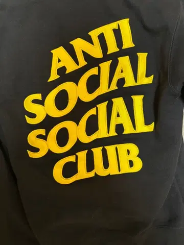 ANTI SOCIAL SOCIAL CLUB 후드티 S 블랙