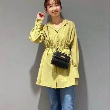 Apart by lowrys 카이킨 드로스트 셔츠 긴팔 머스타드