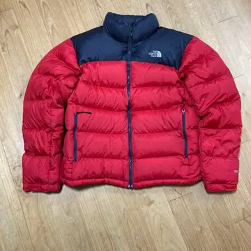 THE NORTH FACE 다운 자켓 눕시 레드 L 사이즈