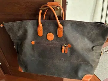 BRIC'S 보스턴 백 카키 가죽