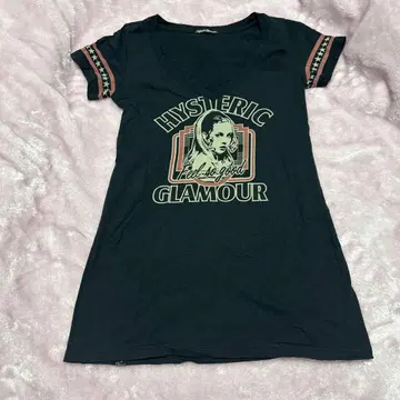 HYSTERIC GLAMOUR V넥 셔츠 원피스