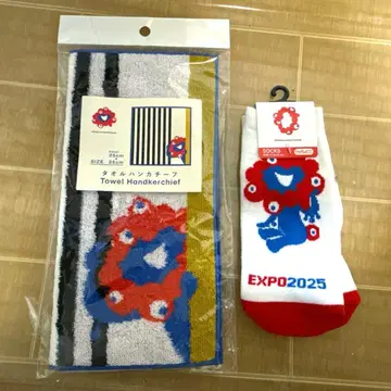 오사카 만박 미야쿠미야쿠 타월 손수건과 양말