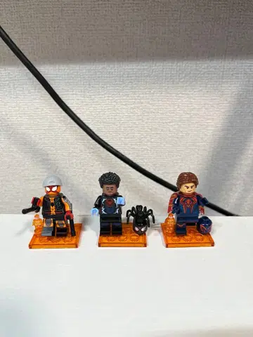 LEGO 스파이더맨 미니 피규어 3체 세트