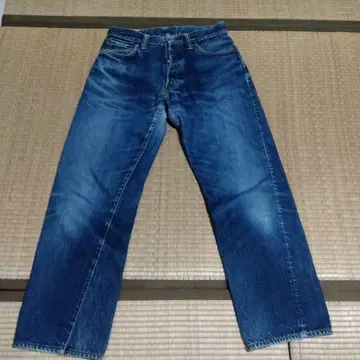 다크 블루 스트레이트 레그 데님