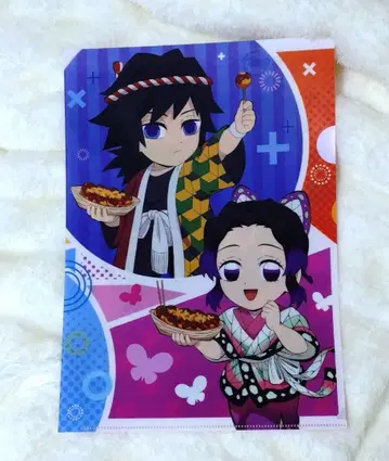 귀멸의 칼날 긴다코 클리어 파일 토미오카 기유 코쵸우 시노부 미니 캐릭터