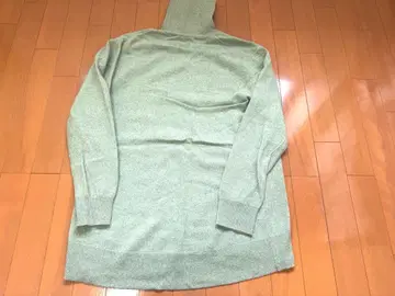 그린 터틀넥 니트 스웨터 L