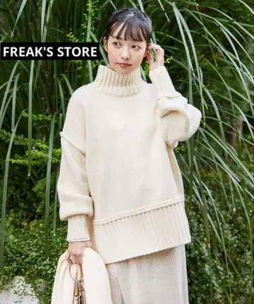 FREAK'S STORE 프릭스스토어 터틀 볼륨 니트 긴팔