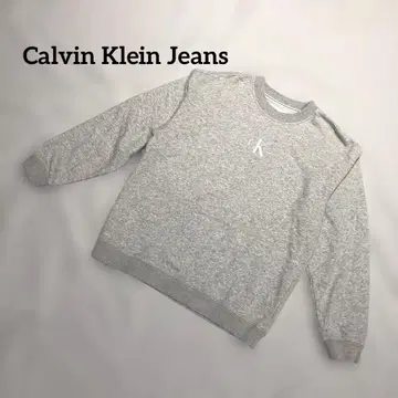 캘빈클라인 진 롱 슬리브 맨투맨 트레이닝복 그레이 M 사이즈
