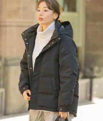 URBAN RESEARCH Sonny Label 블랙 다운 자켓