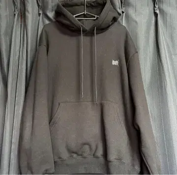 브라운 블레스 후디 후드티 빅 로고 크림슨 M