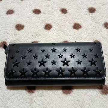 지미추 별 모양 스터드 블랙 장지갑