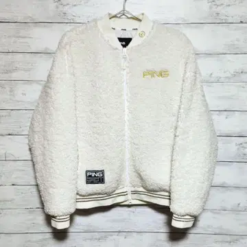 PING 보아 자켓 플리스 블루종 핑