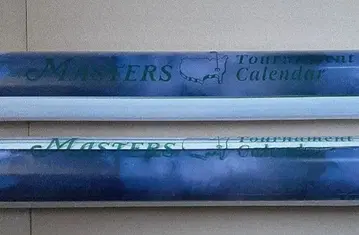 2개 세트 MASTERS 마스터즈 달력 2026년 파노라마 달력