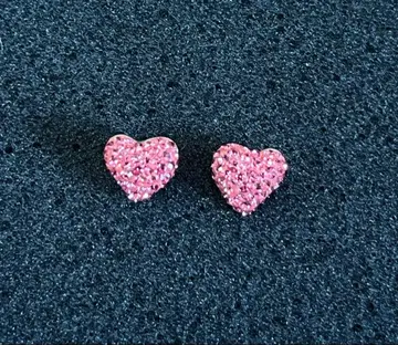 스와로브스키 하트 귀걸이