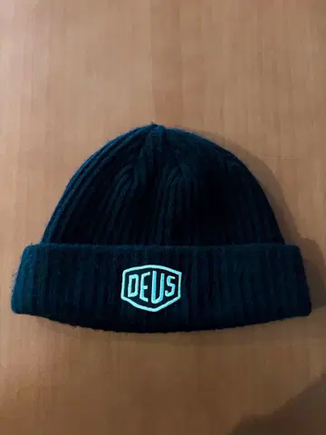 DEUS 블랙 니트 모자 비니 남성용 데우스 엑스 마키나