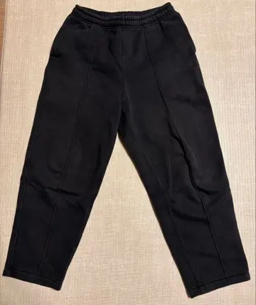 UNIQLO U 보아 맨투맨 트랙 팬츠 S 블랙