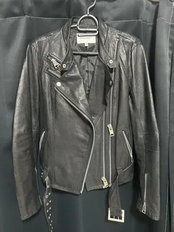 MOUSSY 가죽 자켓 헤이세이 시크 스타일 그런지 갸루 펑크 아우터