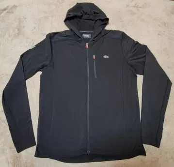 LACOSTESPORTS 블랙 후드 부착 후드티