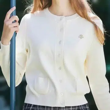 CAPRINO 가디건 SAKURA 캐시미어 혼방 [ Ivory ]