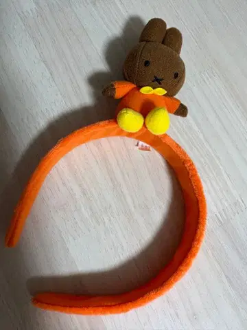 멜라니 캐릭터 머리띠 오렌지