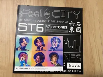 SixTONES Feel da CITY CD 2장 세트 팜플렛 포함