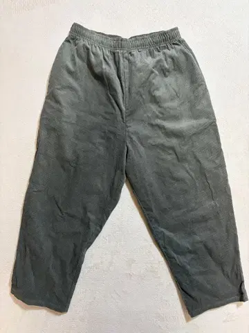 VOIRY 코듀로이 이지 팬츠 그레이