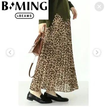 비밍 by 빔즈 레오파드 무늬 스커트
