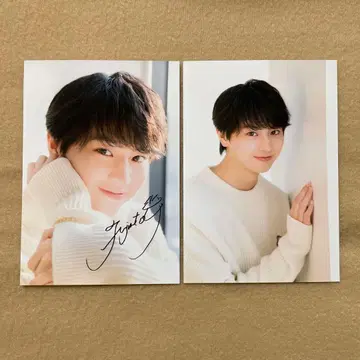 후지모토 코다이 JUNON 브로마이드 생사진 2장 세트