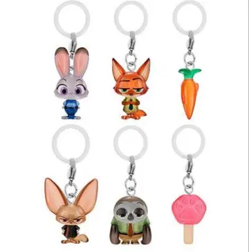 캡슐 토이 세트 주토피아 캐릭터 메지루시 액세서리