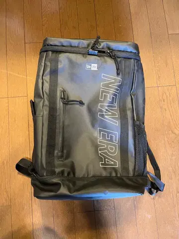 NEW ERA 블랙 백팩 백팩 중고