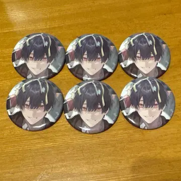 쿠즈하 해피 B-day 캔뱃지 6개 세트 패턴 B