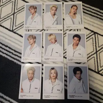 THE RAMPAGE 란페 카운트다운 스티커 카드 9장 세트 카우콘