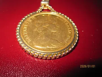 1967년 발행 호주 엘리자베스 2세 코인 펜던트 목걸이