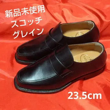 [ 미사용 새상품 ] 스코치 그레인 가죽 신발 로퍼