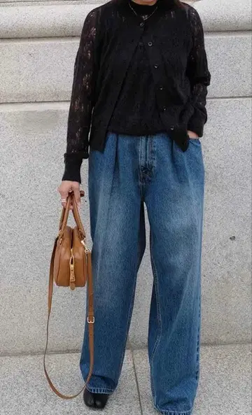 크러쉬 모헤어 울 가디건 & 니트 세트