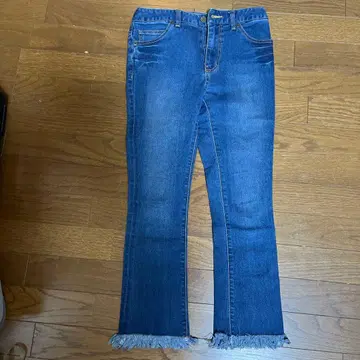 RENAI KEKAKU 플레어 데님 블루