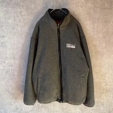 FARST DOWN 플리스 자켓 풀 집업 그레이 M 사이즈