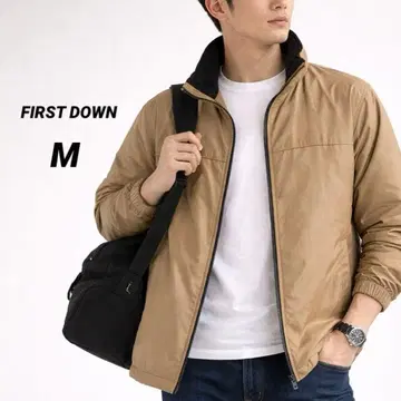퍼스트다운 FIRSTDOWN 아우터 점퍼 블루종 베이지