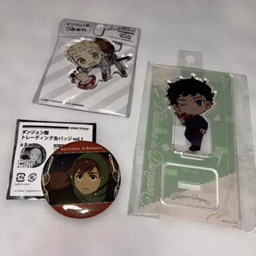 던전밥 카블루 아크릴 스탠드 캔 배지 칠척 쭙쭙 라이오스