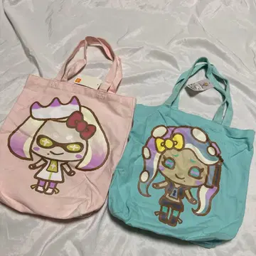 택 포함 새상품 스프라툰2 산리오 콜라보 히메 이이다 토트백