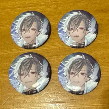 쿠즈하 해피 B-day 캔뱃지 4개 세트 패턴 A