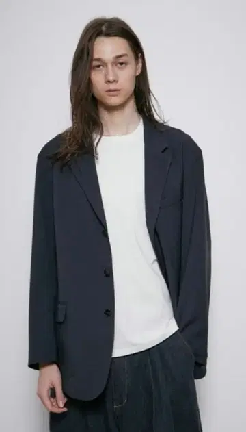 ADAM ET ROPE 네이비 캐주얼 수트