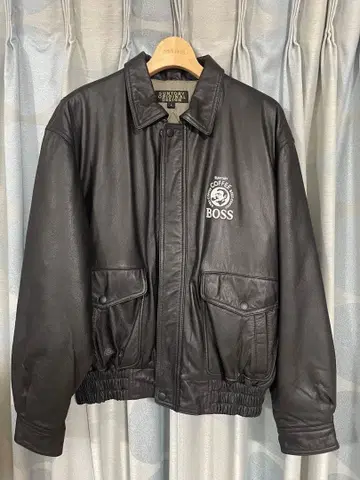 [ 새상품급 ] 보스점퍼 BOSS 가죽 자켓
