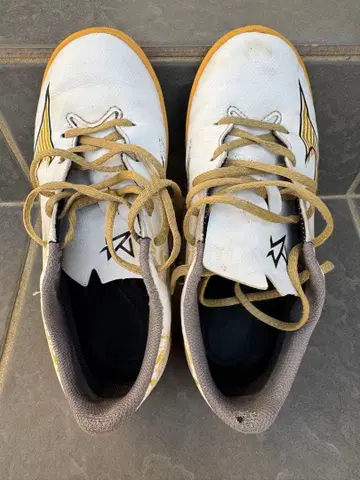 Mizuno 풋살화 화이트/골드