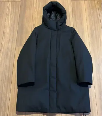 UNIQLO 하이브리드 다운 후드티 M 블랙 거의 미사용