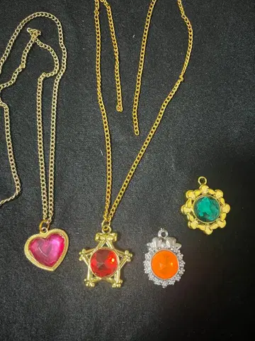 세본스타? 헤이세이 레트로 펜던트 펜던트 탑 목걸이