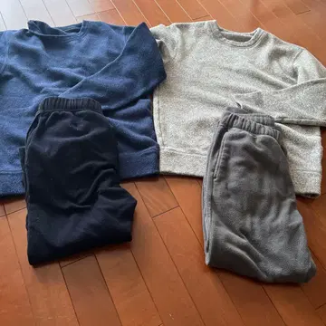 유니클로 니트 플리스 세트 S 남성용