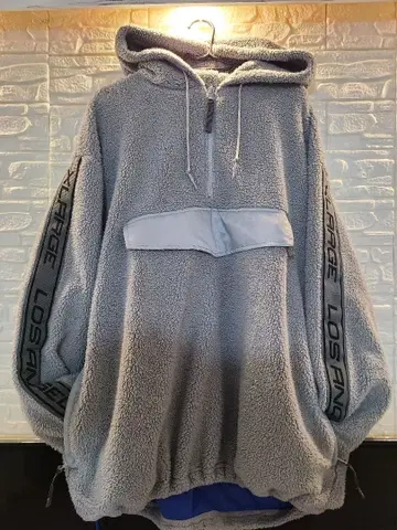 X-LARGE 그레이 플리스 자켓 XL