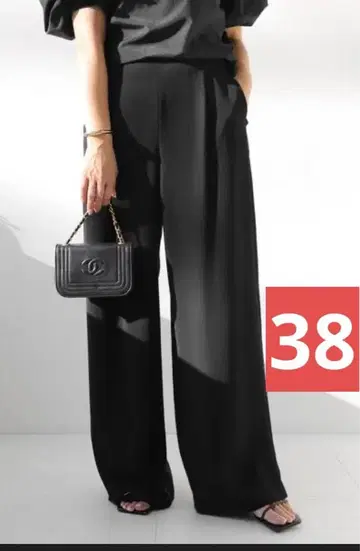 Deuxieme Classe 이지 와이드 팬츠 38