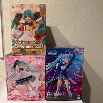 하츠네 미쿠 피규어 3체 세트